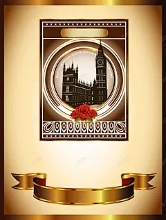 欧式英伦风复古建筑金色质感海报背景矢量图 背景 金色质感 金色边框 高端金色 背景 设计图片 免费下载 页面网页 平面电商 创意素材