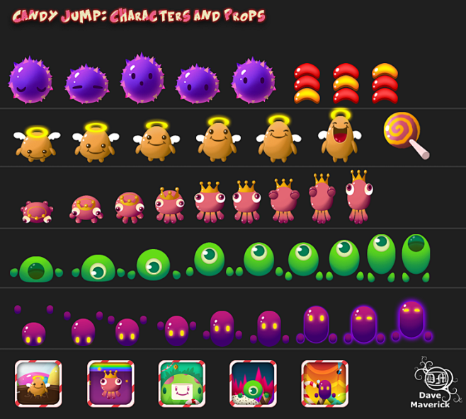 Candy Jump Character...