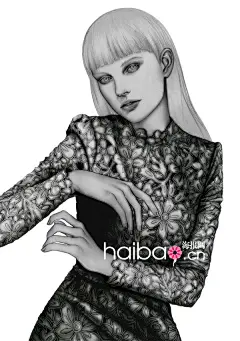 简单色调带来全新感受！Mei Zhen Xu的插画作品赏，褪去喧闹色彩，“黑白灰”演绎的质感时装能否吸引你？