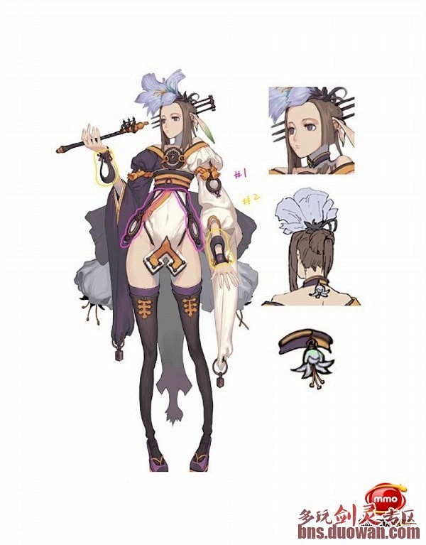 《剑灵》性感女性角色 原画合集欣赏 _多...