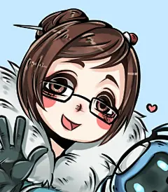 守望先锋 D.Va 同人图 插画 壁纸 | q版dva与美妈 | 半次元-第一中文COS绘画小说社区