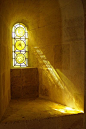 penetrating warmth - stained glass: 