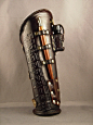 Steampunk Leather Bracer - Scriptorium.