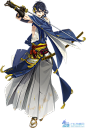 【新提醒】【刀剑乱舞】日韩风游戏角色立绘素材 超赞的POSE 272P_原画资源下载区_CG游麟网游戏美术制作交流平台 - 最专业的游戏美术制作交流平台