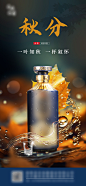 立秋 秋分 白露 寒露节气海报-志设网-zs9.com