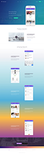 Mobile App Landing Page by Ionut Zamfir 