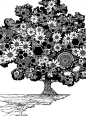 Could you make a tree zentangle?…_来自alpha_f的图片分享-堆糖网