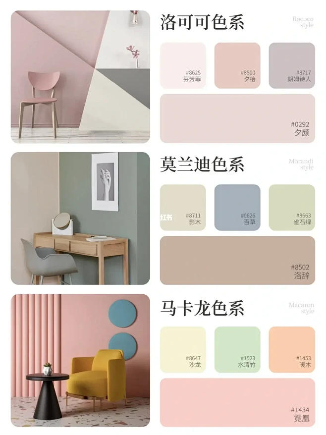 全屋装修&乳胶漆配色合集干货分享-花瓣网