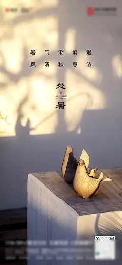 处暑节气海报-设计素材-shejisc.cn