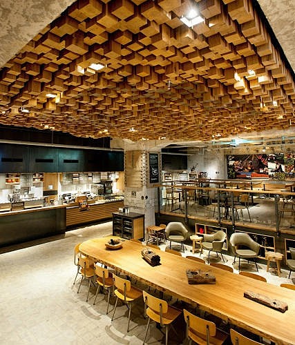 星巴克咖啡店设计的独特感觉 - 餐饮空间...
