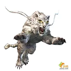 【白虎】   
    在中国，白虎是战神、杀伐之神。虎具有避邪、禳灾、祈丰及惩恶的扬善、发财致富、喜结良缘等多种神力。而它是四灵之一，当然也是由星宿变成的。是由二十八星宿中，西方七宿：奎、娄、胃、昂、毕、觜、参。所以是西方的代表，而它的白，是因是西方，西方在五行中属金，色是白的。所以它叫白虎不是因它是白色，而是从五行中说的了。
