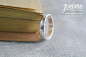 PADMA [手工银饰]99足银素银戒指指环 经典简约款 手工錾纹 原创 设计 新款 2013