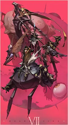 #王国分享# 来自马来西亚插画师TAN ZHI HUi，无论是从轮廓还是笔触，都能感受到棱角所带来的硬朗冲击感。加上人物设定方面略带些滑稽喜感，喜欢！更多作品见O网页链接