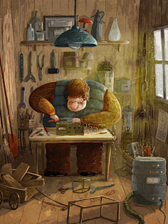 contain: sink, indoor and furniture3好奇菌路先生采集到儿童绘本