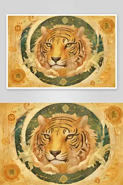 老虎插画的故事与情节-众图网