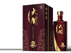 开月明采集到酒包装