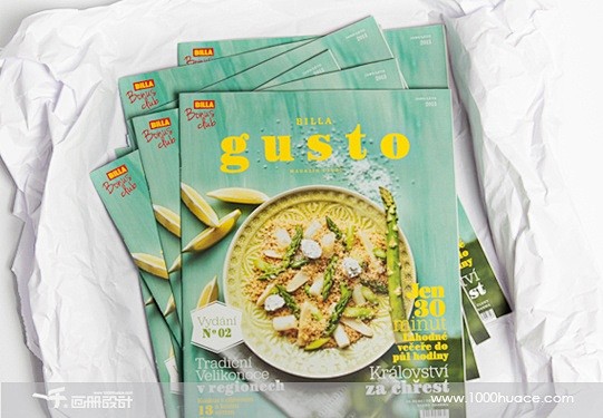 billa gusto美食杂志版式设计鉴...
