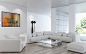客厅白色沙发与茶几45570_建筑家居装饰_城市建筑类_图库壁纸_联盟素材