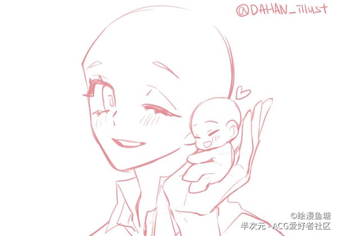 和Q版小人 模板