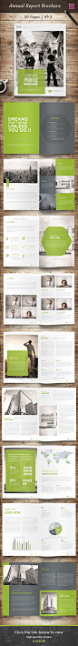 20 Pages A4 Annual Report Brochure Template InDesign INDD. Download here: http://graphicriver.net/item/annual-report-brochure/15487461?ref=ksioks: