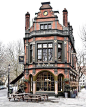Residence Architecture, Architecture Art Nouveau, London Architecture, Beautiful Architecture, Beautiful Buildings, Architecture Details, Beautiful Places, Moderne Outfits, British Pub