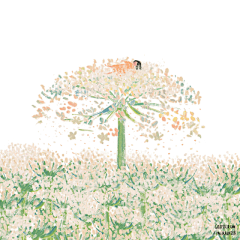 【插画先锋】拥抱夏日之歌 : “春光已融化了\x0a白日渐长，夜风渐暖\x0a似乎有谁迟到了\x0a没关系，还来得及，\x0a让这一首夏日之歌拥抱你”
