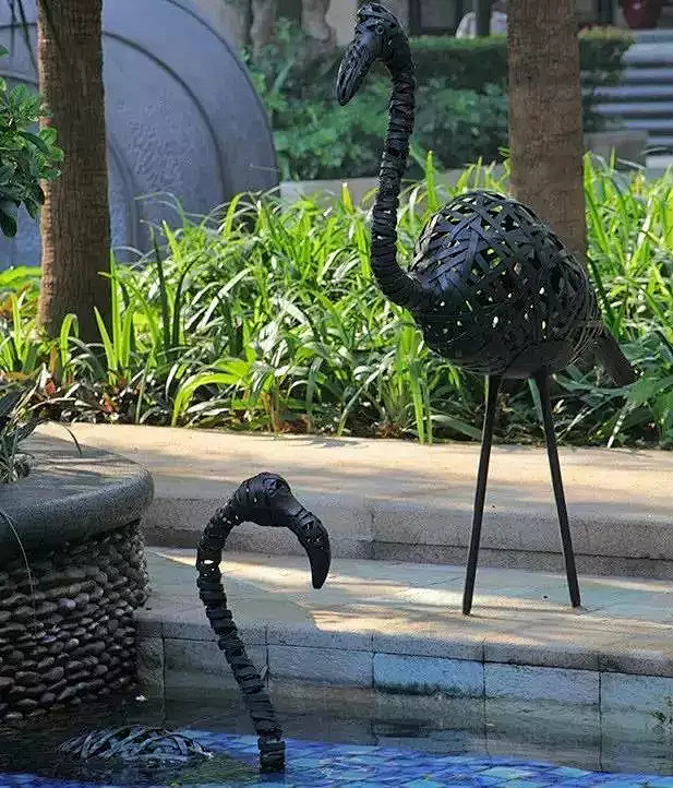 130P国际范住区雕塑小品，漂亮得一看就...