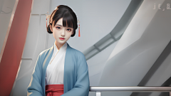 不止岁月催人老采集到AI生成,国风3.3+自训练古风Lora