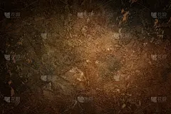 深棕色的背景。旧垃圾背景纹理古董纸。复制文本空间。装饰图案