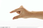 手势喻意-拇指与食指比划尺寸