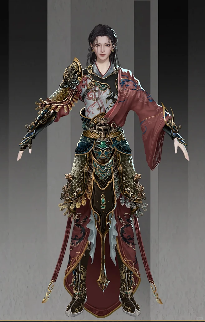 有喜欢文武袖的吗？迢迢尘间，华夏龙雀。 - 小红书-花瓣网