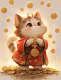 ⭐️招财猫壁纸|头像 - 小红书
