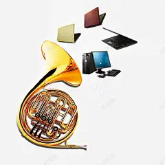 联想笔记本创意海报