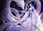 陆雪琪超话#诛仙女主陆雪琪##527陆雪琪生日快乐#
霜姿掠影，天琊擎电；
剑出龙渊，声动九天。
第二次给雪琪绘制生贺图啦，本次插画的主题是“潜龙出渊”，希望大家能喜欢。祝雪琪生日快乐呀！转抽一位送300r @陆雪琪粉丝团 @萧鼎 ​ O抽奖详情 ​​​​