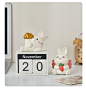 2023兔年兔子小摆件吉祥物创意办公室电脑桌面装饰品生日礼物女生-tmall.com天猫