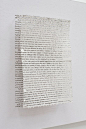 Jonathan Callan: A State of Constant Aprehension (JC/S 49), 2012, Paper, Wood, Steel Pins, 48 x 33 x 6 cm