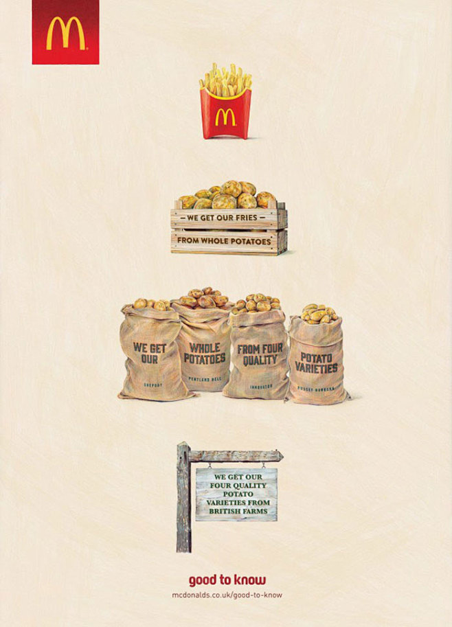 有想法！麦当劳创意海报设计 - 优优教程...