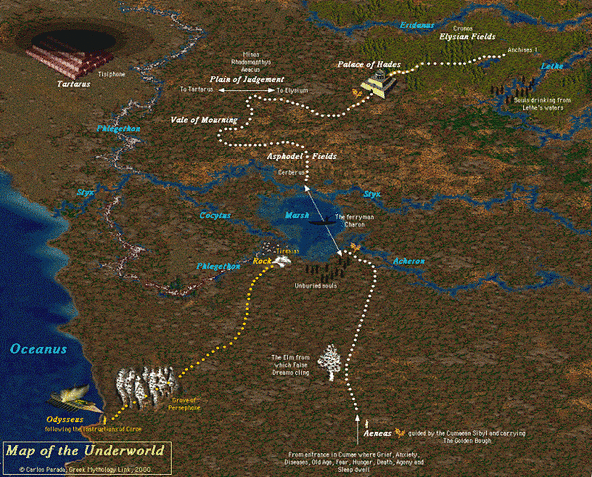 关于冥界的构成,简单地讲,冥界的主体由三.