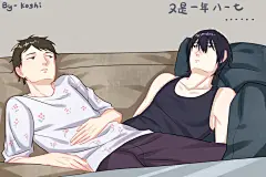 盗墓笔记 张起灵 同人图 插画 壁纸 | 又是一年八一七 | 半次元-第一中文COS绘画小说社区
