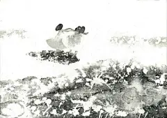 灰色调略显压抑的抽象插画作品分享