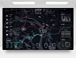 Fire data visualization platform fire ui monitoring visualization design data chart dashboard 3d