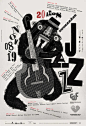 [米田/主动设计整理]Guimarães Jazz Festival 抢眼的海报设计 ​