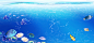 夏日主题,潜水海洋元素,鱼,海底,海报banner,浪漫,梦幻图库,png图片,网,图片素材,背景素材,149139@北坤人素材