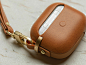 Moshi Pebbo Luxe AirPods 3 case protects your gadget with a soft vegan leather exterior