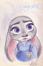 by david gilson tags :sketch raw drawing zootopia disney awesome cute furry: 