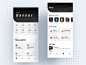 Block chain interface、app design icon ux ui app