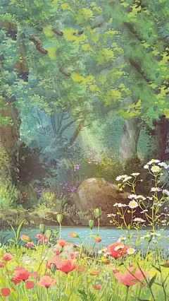 精选宫崎骏动画美景手机桌面壁纸