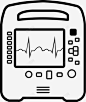 心电监护窦房结心率医护人员图标 免费下载 页面网页 平面电商 创意素材