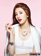 Sweet, Sparklin' Suzy For Cosmopolitan Korea's February 2014 Edition (UPDATED) : One of Korea's CF sweetheart, Suzy, is a vision in the February edition of Cosmopolitan Korea. For her feature called "My Romantic Day," the idol flashes major Swar