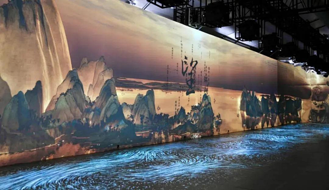 《画游千里江山——故宫沉浸艺术展》紧跟时代，数字化展现传统文化-重庆两江新区礼嘉智慧公园A馆-重庆创意活动场地预订-会掌柜